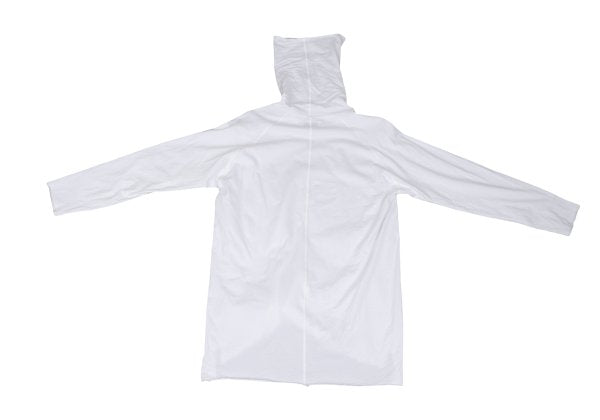 S'YTE Raw Edge Turtleneck Raglan Cut & Sew White Size 3