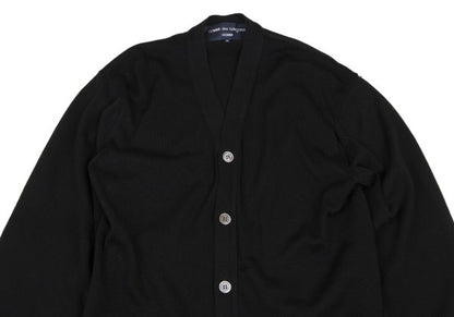 COMME des GARCONS HOMME Wool Cardigan Black Size S