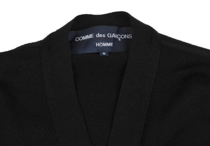 COMME des GARCONS HOMME Wool Cardigan Black Size S