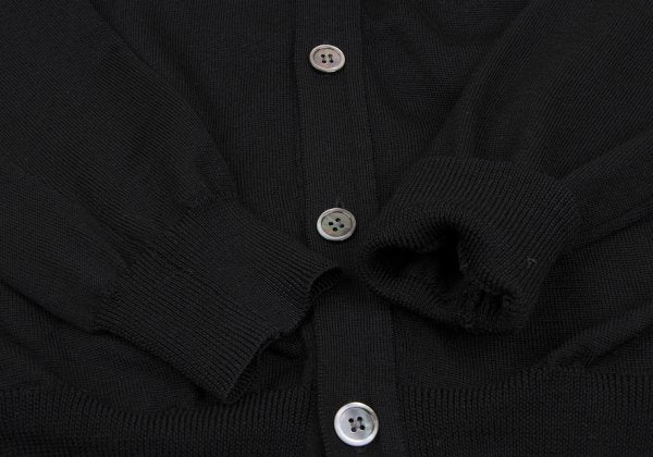 COMME des GARCONS HOMME Wool Cardigan Black Size S