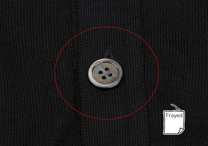 COMME des GARCONS HOMME Wool Cardigan Black Size S