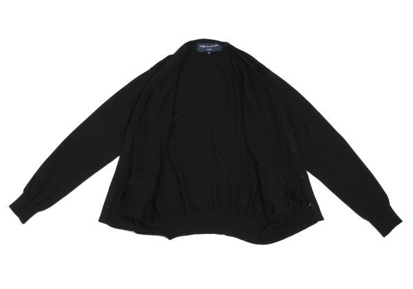 COMME des GARCONS HOMME Wool Cardigan Black Size S