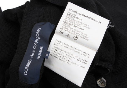 COMME des GARCONS HOMME Wool Cardigan Black Size S