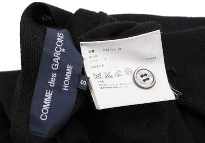 COMME des GARCONS HOMME Wool Cardigan Black Size S