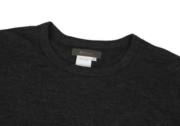 Y's for men Poly Blend Pocket Design Shirt Charcoal Size 3