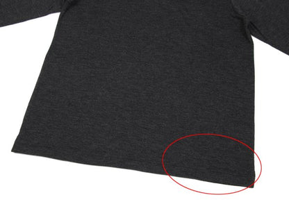 Y's for men Poly Blend Pocket Design Shirt Charcoal Size 3