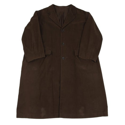 Y's for men Cotton Moleskin 3B Coat Brown Size L