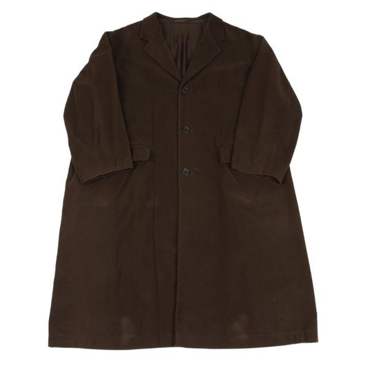 Y's for men Cotton Moleskin 3B Coat Brown Size L