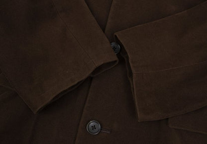 Y's for men Cotton Moleskin 3B Coat Brown Size L