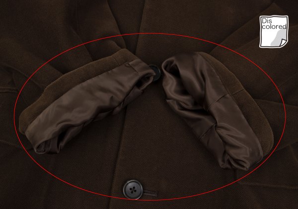 Y's for men Cotton Moleskin 3B Coat Brown Size L