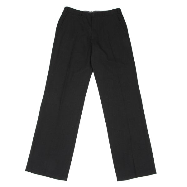 Yohji Yamamoto DURBAN A.A.R Wool Check Pants Black Size XL