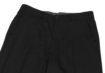 Yohji Yamamoto DURBAN A.A.R Wool Check Pants Black Size XL