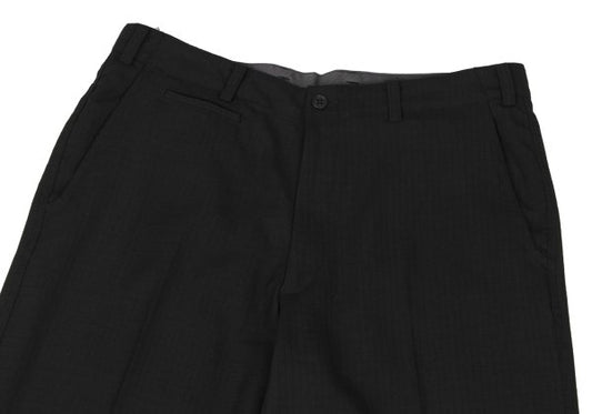 Yohji Yamamoto DURBAN A.A.R Wool Check Pants Black Size XL