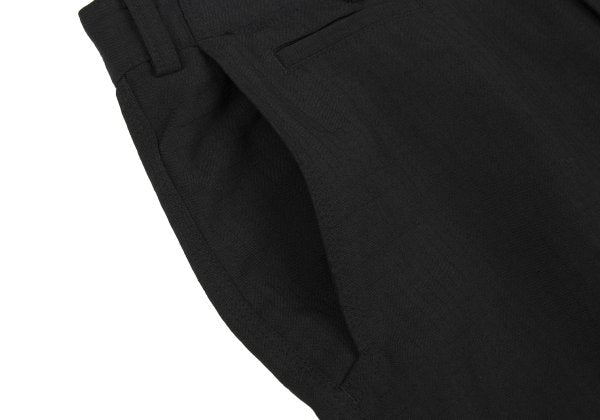 Yohji Yamamoto DURBAN A.A.R Wool Check Pants Black Size XL