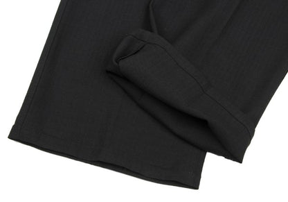 Yohji Yamamoto DURBAN A.A.R Wool Check Pants Black Size XL