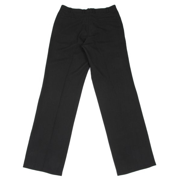 Yohji Yamamoto DURBAN A.A.R Wool Check Pants Black Size XL