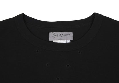 Yohji Yamamoto POUR HOMME Cotton Blend T-Shirt Black Size 3