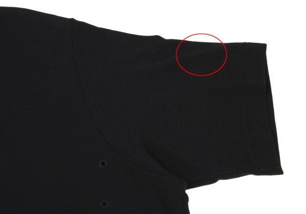 Yohji Yamamoto POUR HOMME Cotton Blend T-Shirt Black Size 3