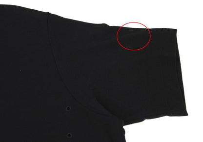 Yohji Yamamoto POUR HOMME Cotton Blend T-Shirt Black Size 3
