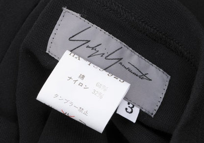 Yohji Yamamoto POUR HOMME Cotton Blend T-Shirt Black Size 3