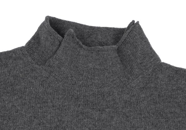 Yohji Yamamoto POUR HOMME Wool Blend Sweater Gray Size 3