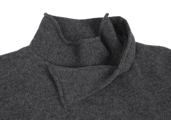 Yohji Yamamoto POUR HOMME Wool Blend Sweater Gray Size 3