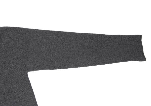 Yohji Yamamoto POUR HOMME Wool Blend Sweater Gray Size 3
