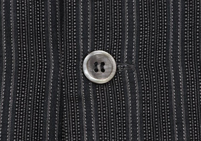 Y's for men 99SS Stripe Patch Pocket Open Shirt Gray Size M