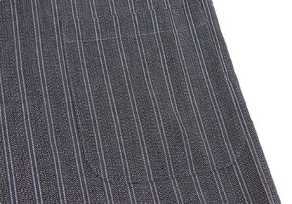 Y's for men 99SS Stripe Patch Pocket Open Shirt Gray Size M