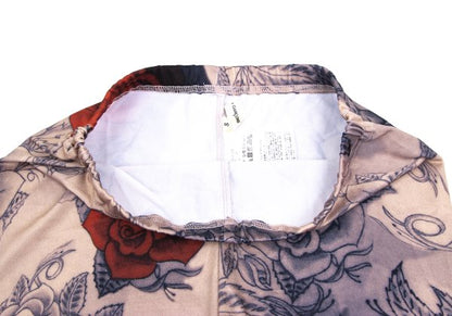 COMME des GARCONS Poly Rose Tattoo Leggings Multi Size S