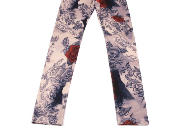 COMME des GARCONS Poly Rose Tattoo Leggings Multi Size S