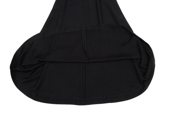Sybilla Sheer Top Panel Midi Dress Black Size 40