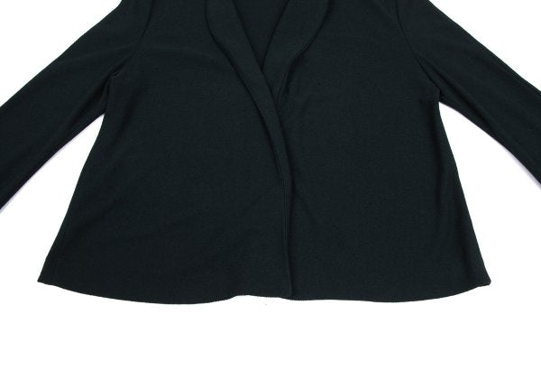 Sybilla Flower Cut Sleeve Buttonless Cardigan Navy Size 40