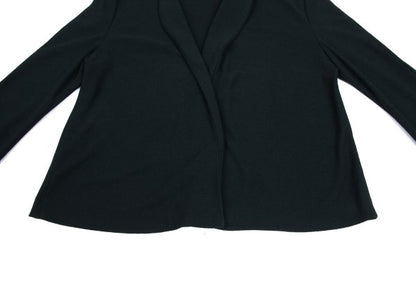 Sybilla Flower Cut Sleeve Buttonless Cardigan Navy Size 40