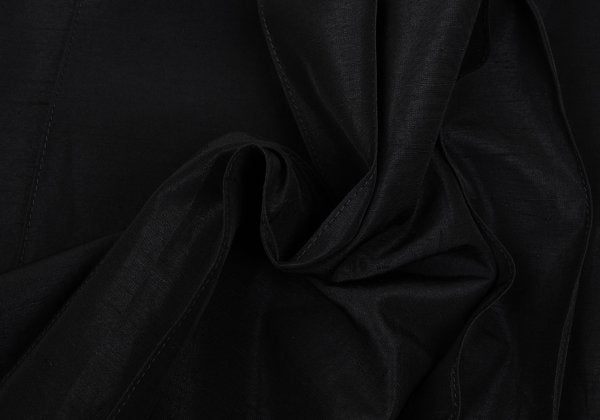 Sybilla Glossy Nep Zigzag Pleated Skirt Black Size M