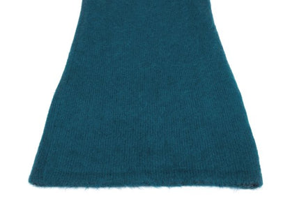 Sybilla Turquoise Brushed Wool Nylon Knit Skirt Size 63-90