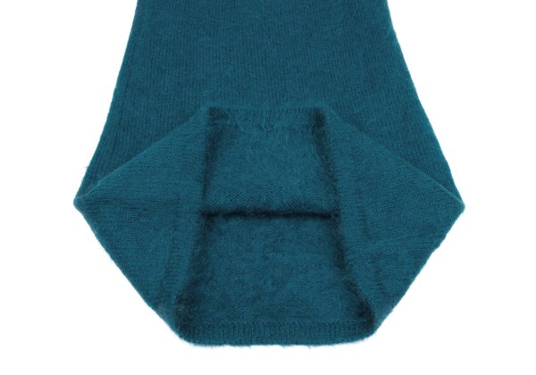 Sybilla Turquoise Brushed Wool Nylon Knit Skirt Size 63-90