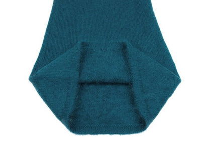 Sybilla Turquoise Brushed Wool Nylon Knit Skirt Size 63-90