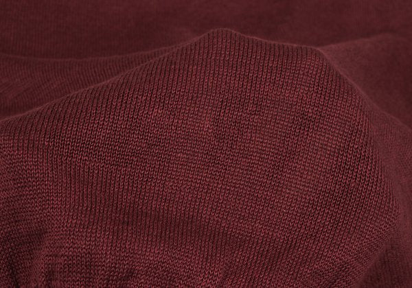 Papas Bordeaux Linen Henley Knit Vest Size 50L