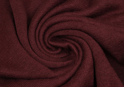 Papas Bordeaux Linen Henley Knit Vest Size 50L