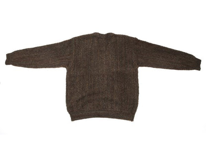 BEAMS Boucle Stripe Knit Cardigan Brown Multi Size L