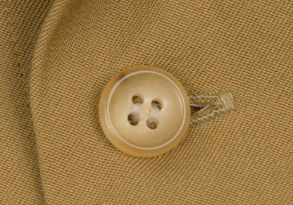 Y's for men Wool Cotton Long Sleeve Shirt Mustard Size L