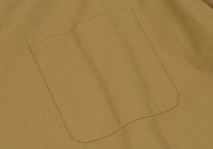 Y's for men Wool Cotton Long Sleeve Shirt Mustard Size L