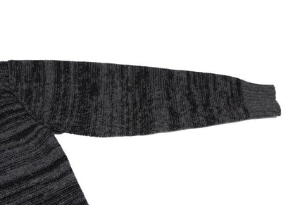 Y's for men Wool Melange Knit Cardigan Grey/Black Size L