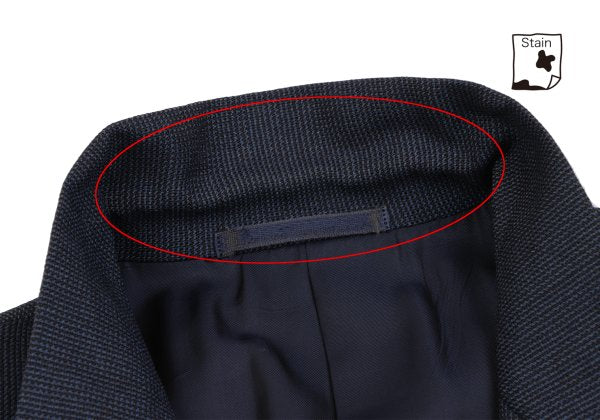 COMME des GARCONS HOMME DEUX Wool Woven Blazer Navy Size L
