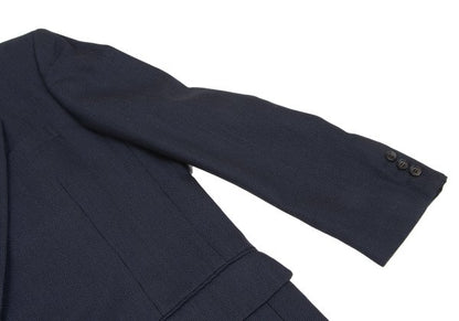 COMME des GARCONS HOMME DEUX Wool Woven Blazer Navy Size L
