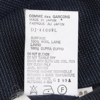 COMME des GARCONS HOMME DEUX Wool Woven Blazer Navy Size L