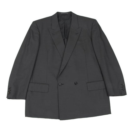 COMME des GARCONS HOMME DEUX Wool Double Blazer Gray Size L
