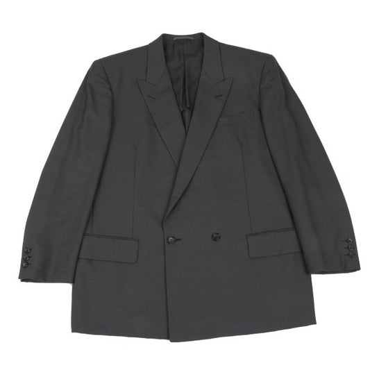 COMME des GARCONS HOMME DEUX Wool Double Blazer Gray Size L