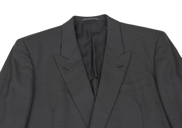 COMME des GARCONS HOMME DEUX Wool Double Blazer Gray Size L